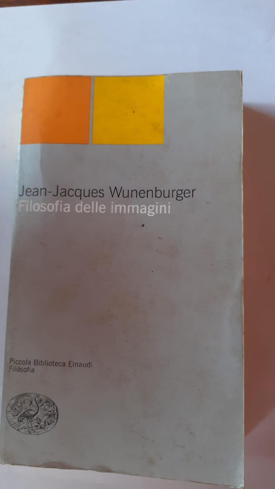 Filosofia delle immagini - copertina