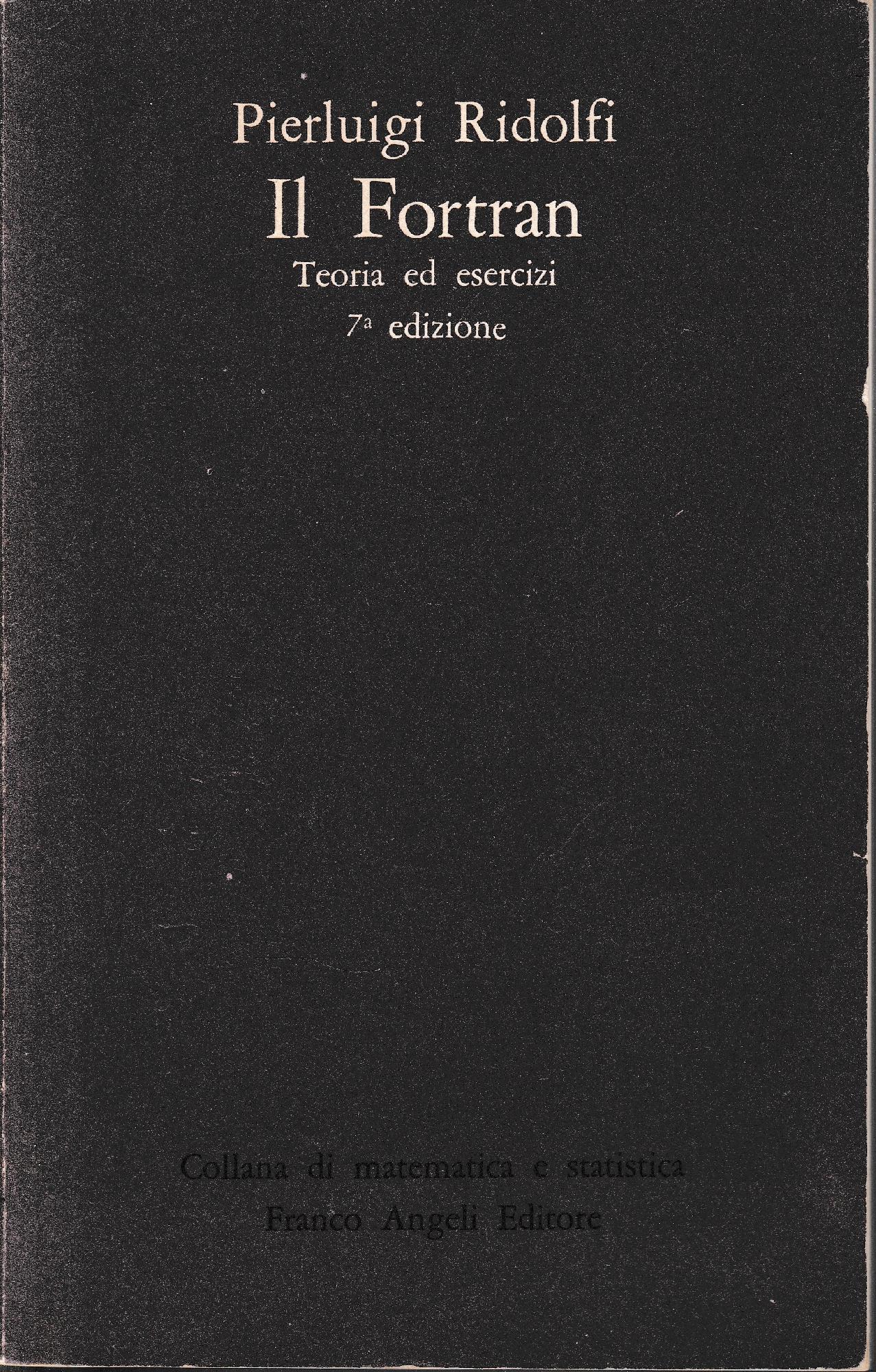 Il Fortran. Teoria ed esercizi - copertina