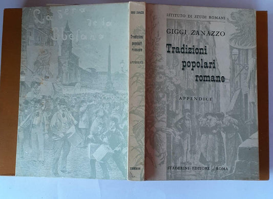 Appendice alle "Tradizioni popolari romane". Volume V - copertina