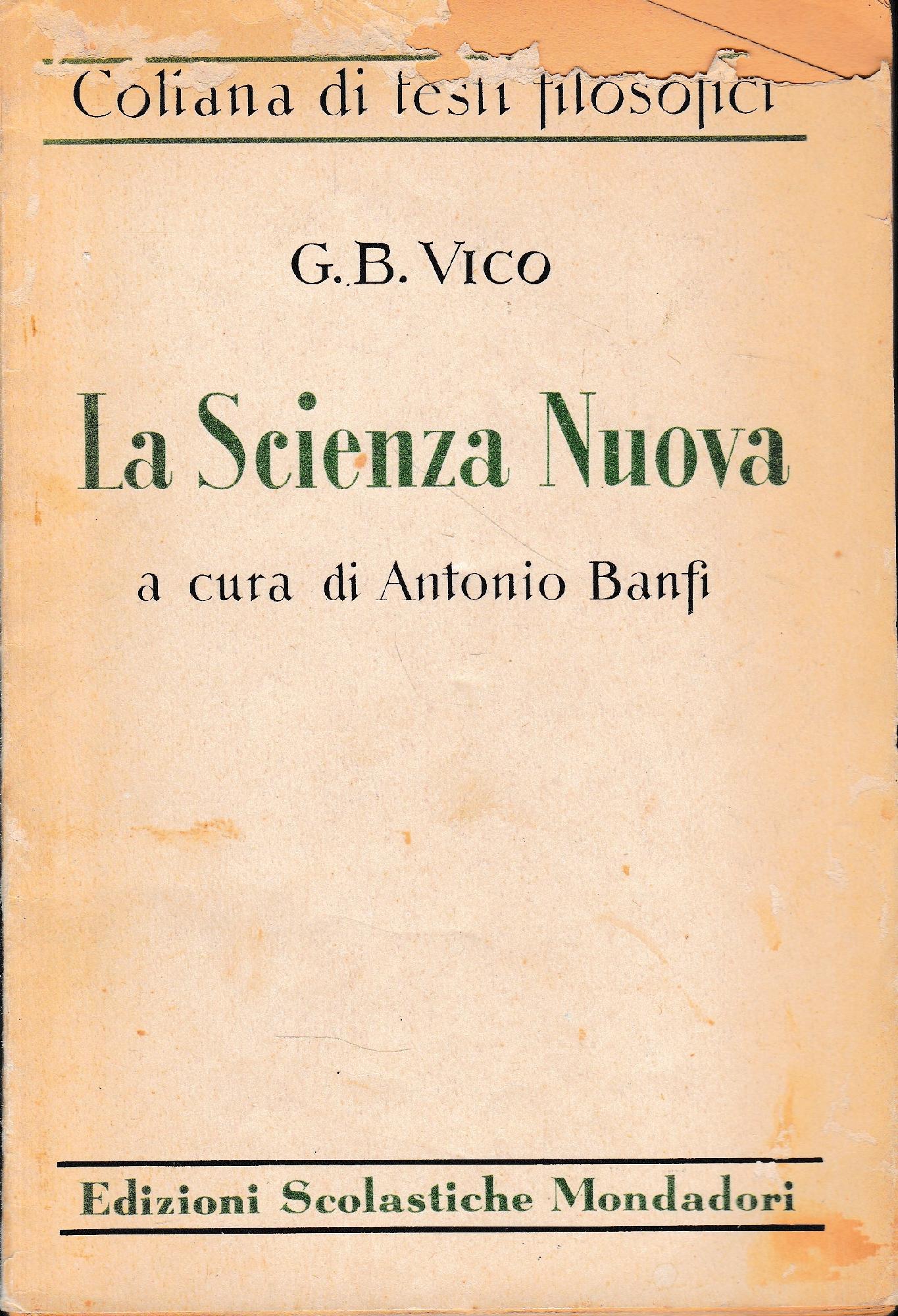La Scienza Nuova - copertina