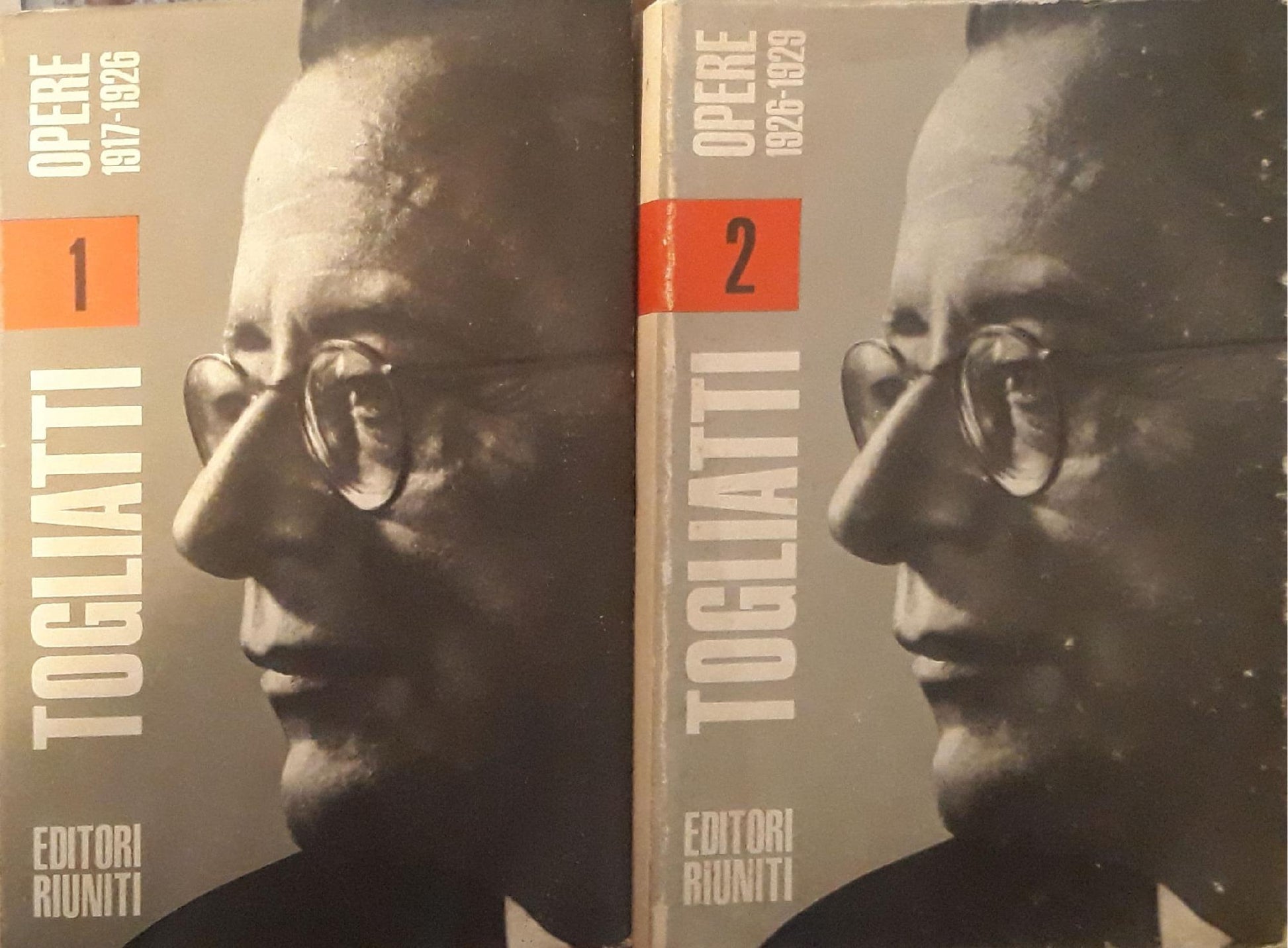 Opere : Vol. I 1917-1926 - p. 943; Vol. II 1926-1929 p. 806 - copertina