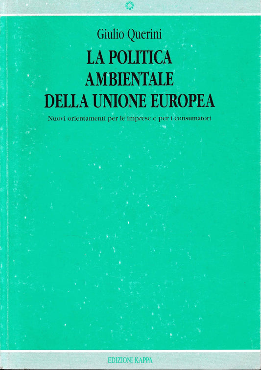 La politica ambientale dell'unione europea - copertina