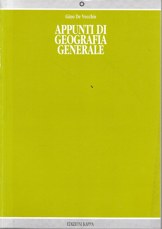 Appunti di geografia generale - copertina