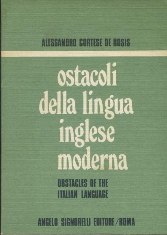 Ostacoli della lingua inglese moderna - copertina