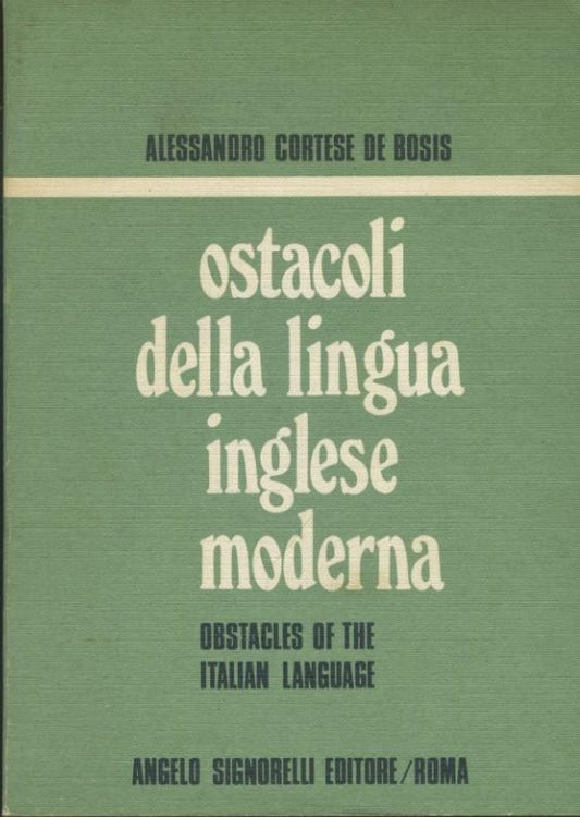 Ostacoli della lingua inglese moderna - copertina