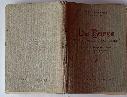 La borsa. Teoria, pratica, contabilità - copertina