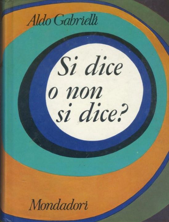 Si dice o non si dice? - copertina