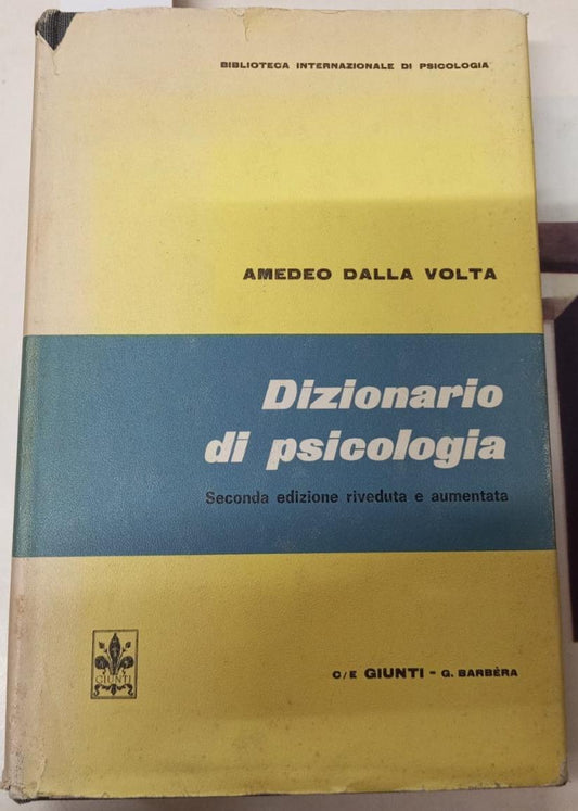 Dizionario di psicologia - copertina