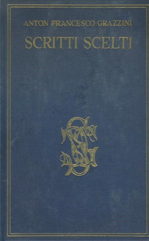 Scritti scelti - copertina