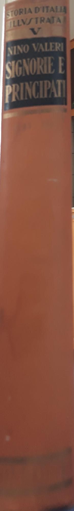 Signorie e principati 1343  - 1516 - copertina