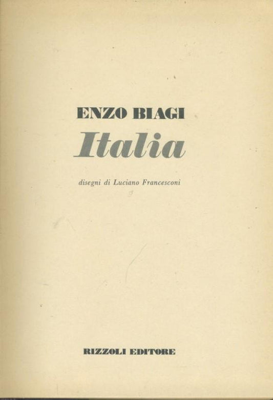 Italia - copertina