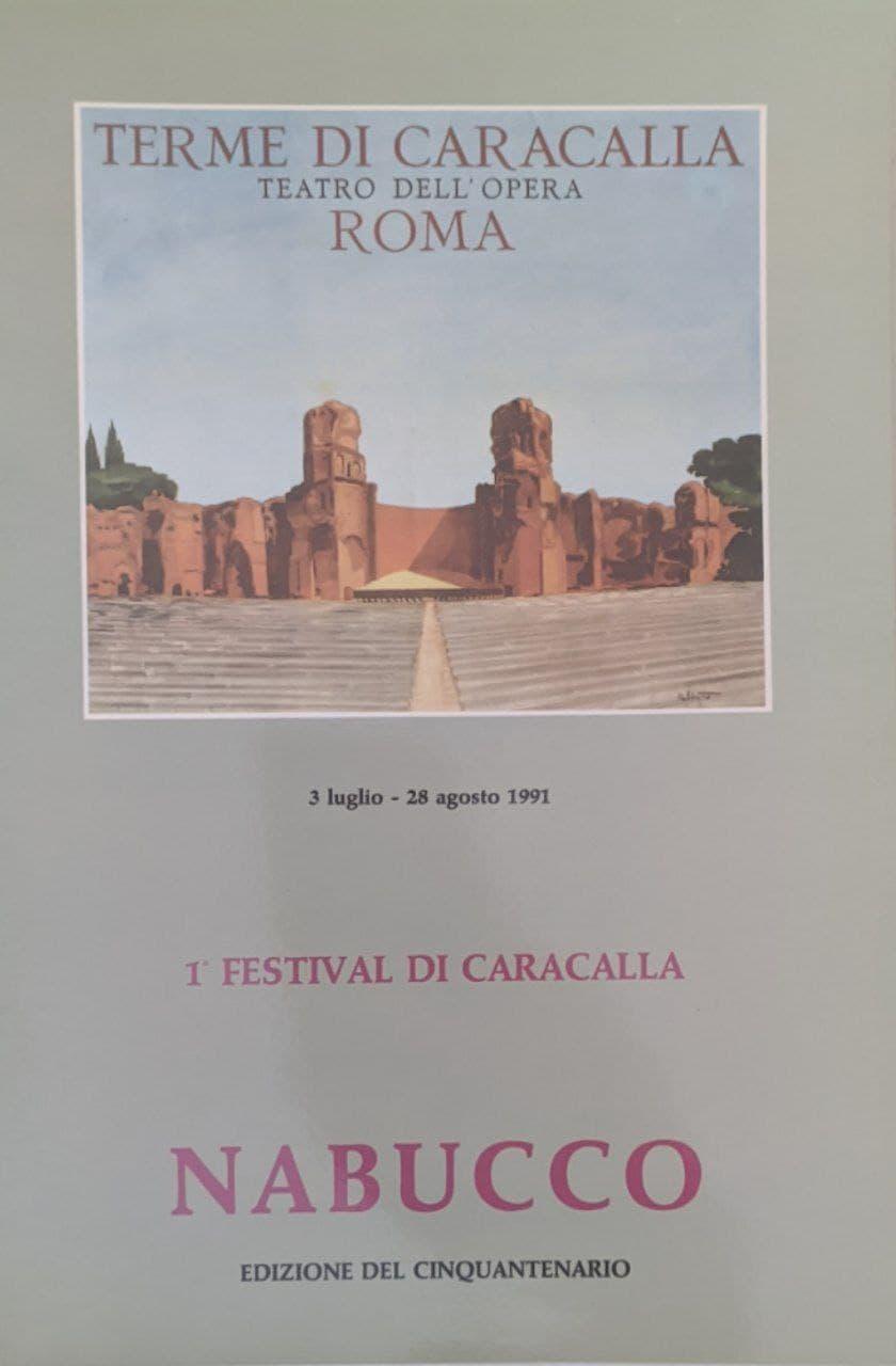 1° Festival di Caracalla. Nabucco - copertina