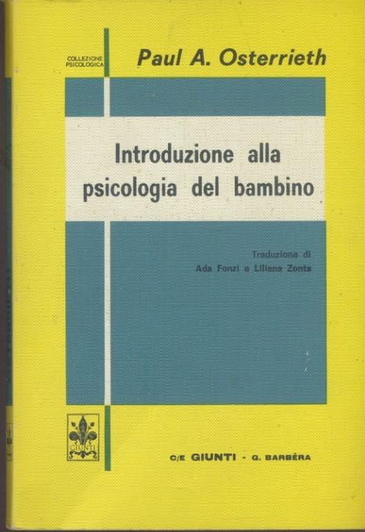 Introduzione alla psicologia del bambino - copertina