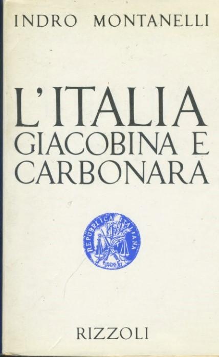 L'Italia giacobina e carbonara - copertina