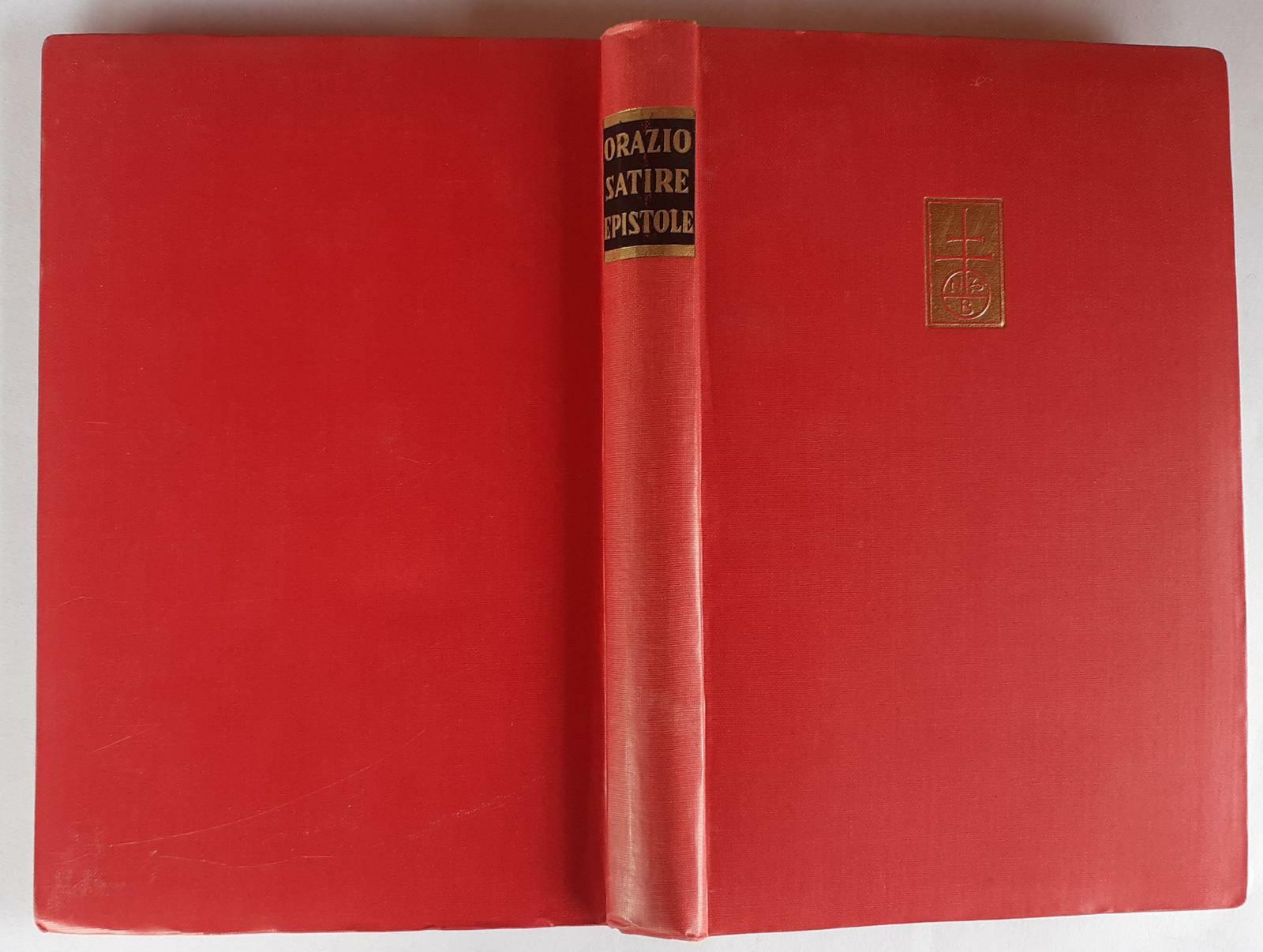 Le satire. Le epistole - copertina