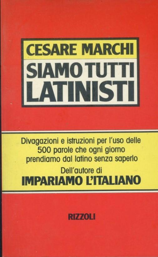 Siamo tutti latinisti - copertina