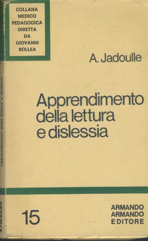 Apprendimento della lettura e dislessia - copertina