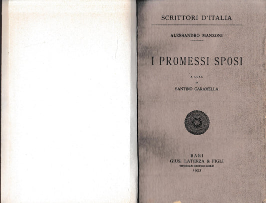 I promessi sposi - copertina