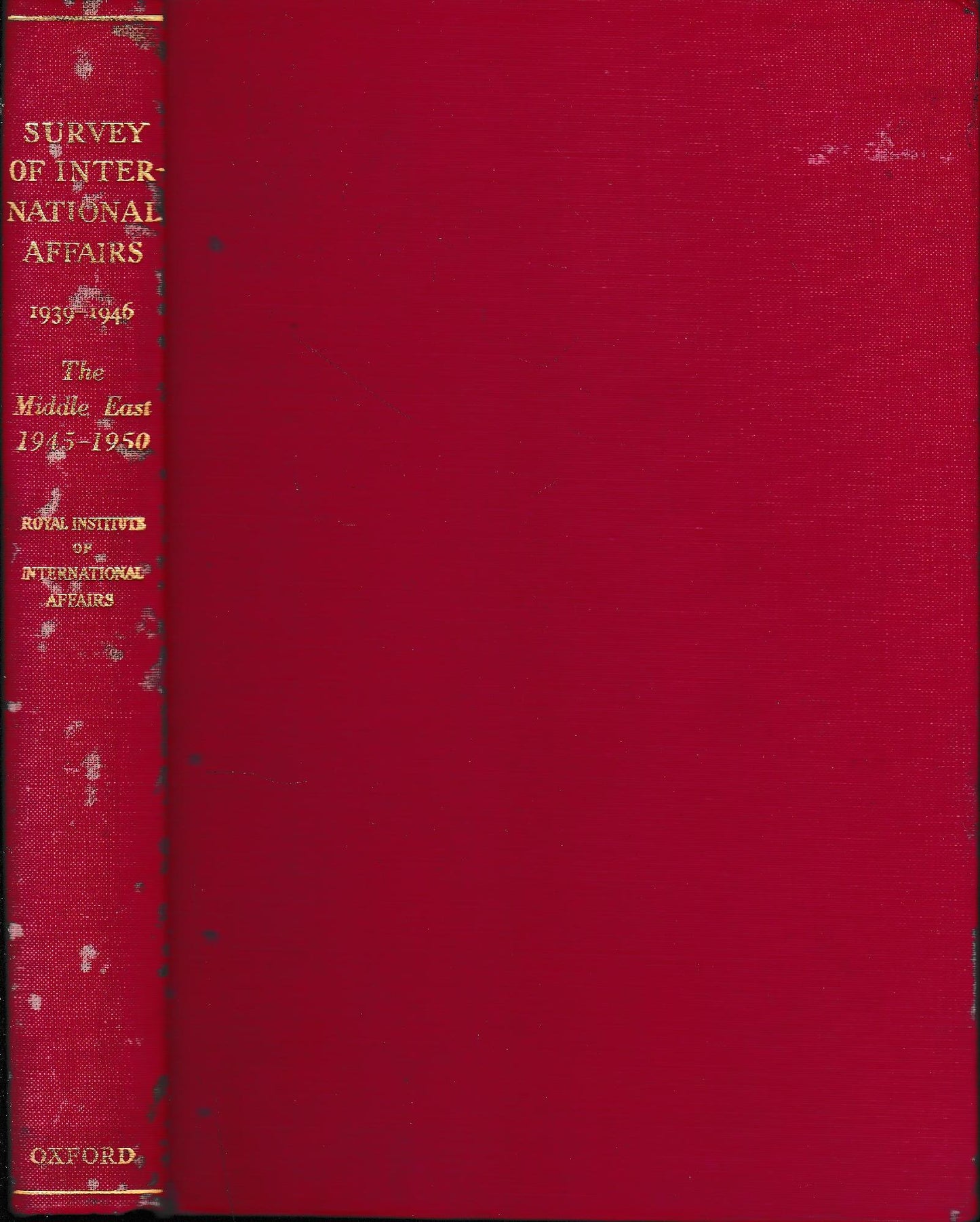 The Middle East 1945-1950 - copertina