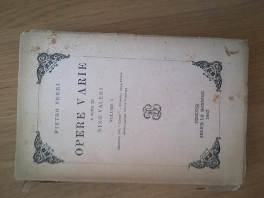 Opere varie - copertina