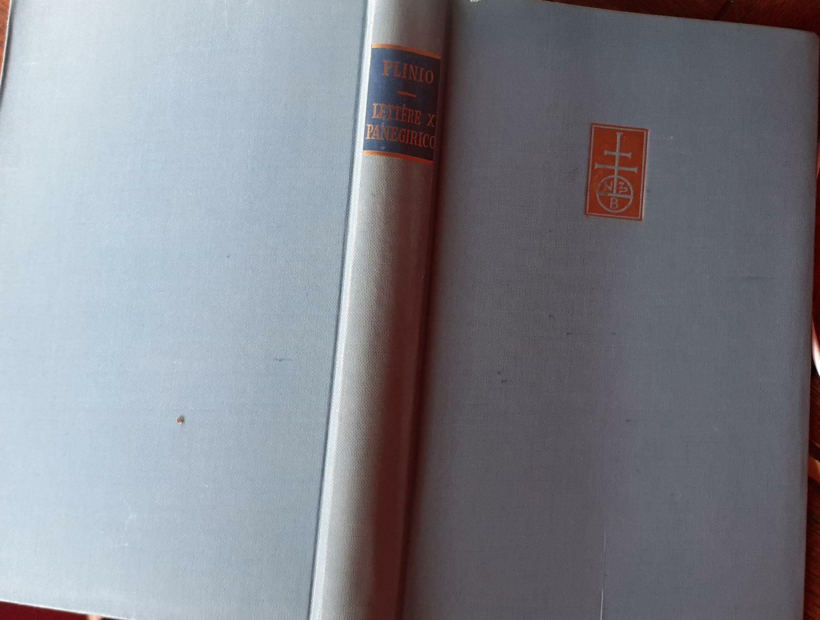 Lettere, libro decimo.  Il panegirico di Traiano - copertina