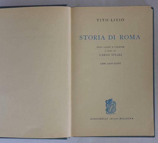 Storia di Roma - copertina