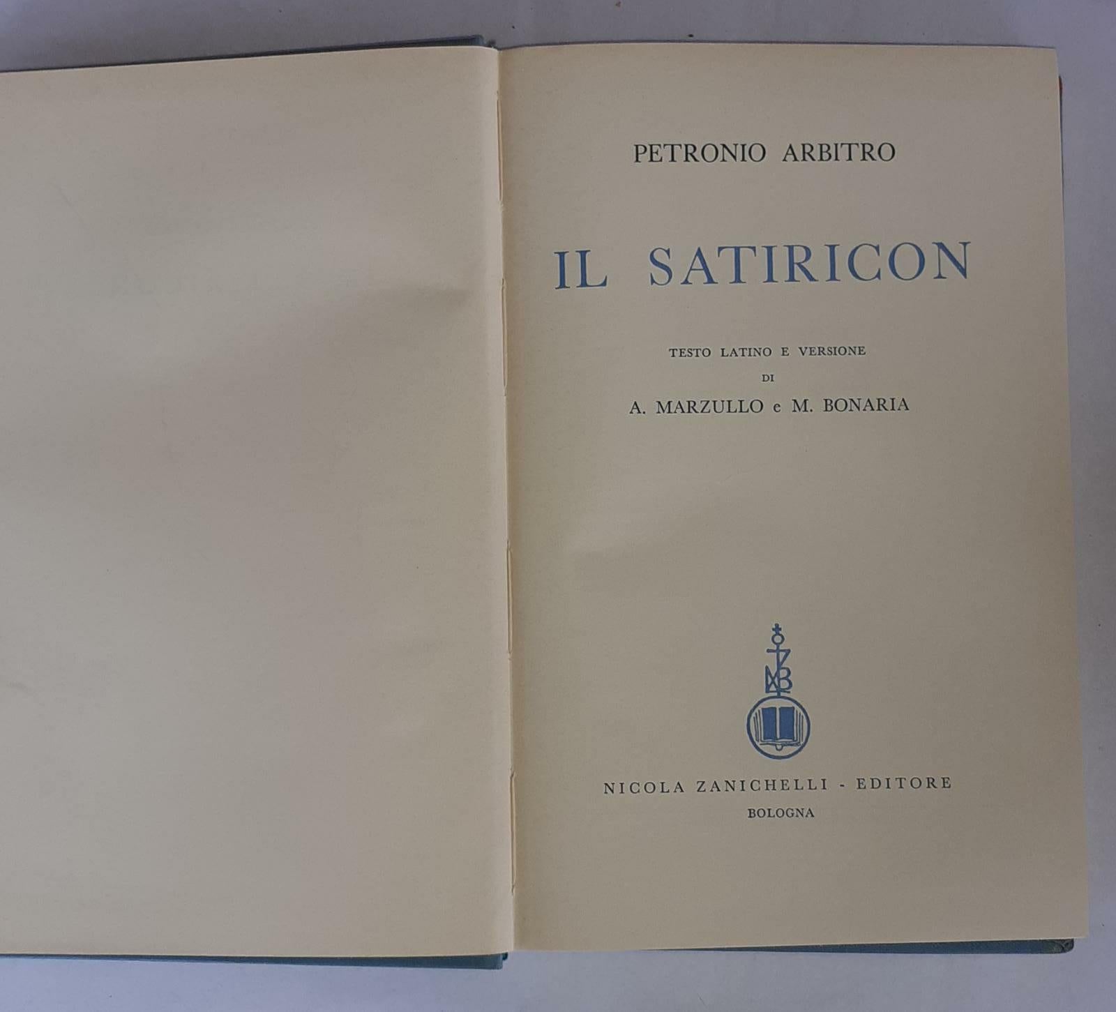 Il Satiricon - copertina