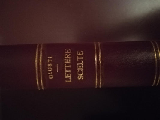 Lettere Scelte - copertina