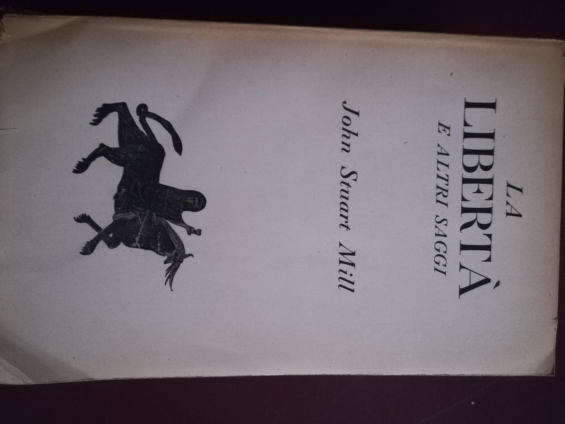 La libertà e altri saggi - copertina