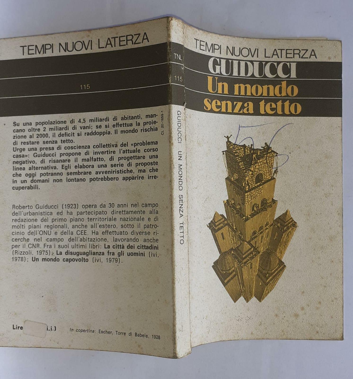 Un mondo senza tetto - copertina