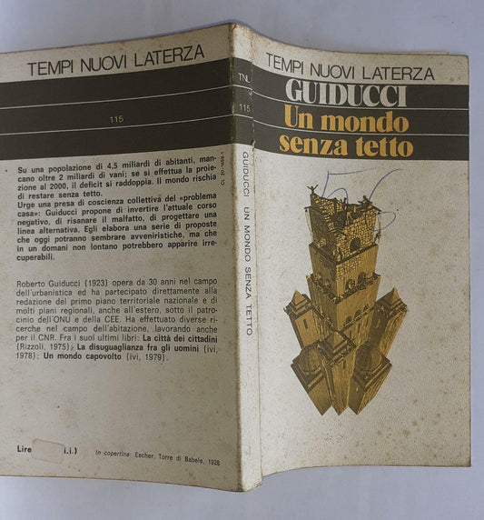 Un mondo senza tetto - copertina