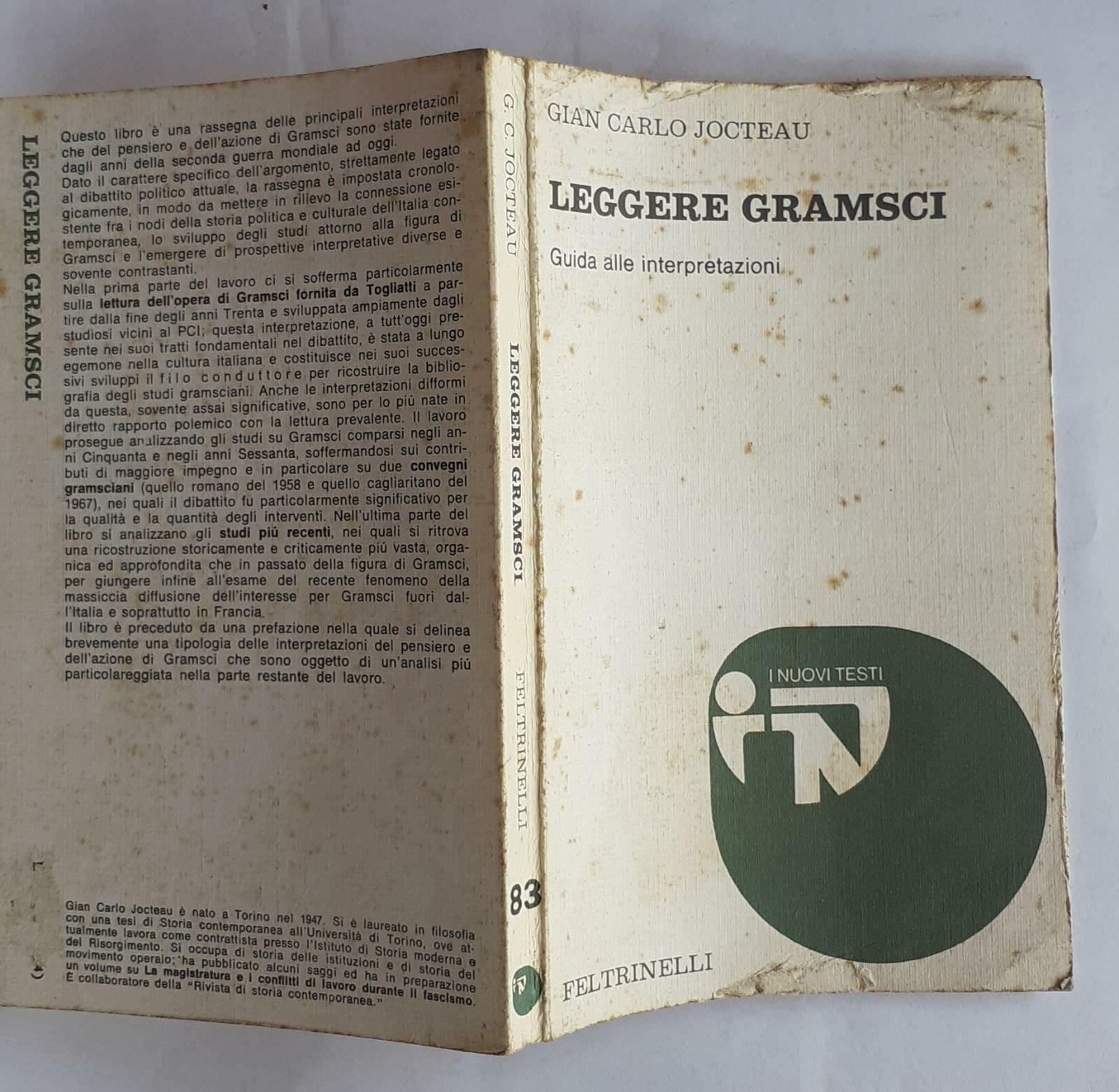 Leggere Gramsci - copertina