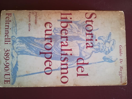 Storia del liberalismo europeo - copertina