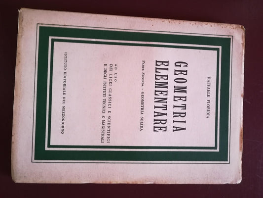 Geometria elementare - copertina