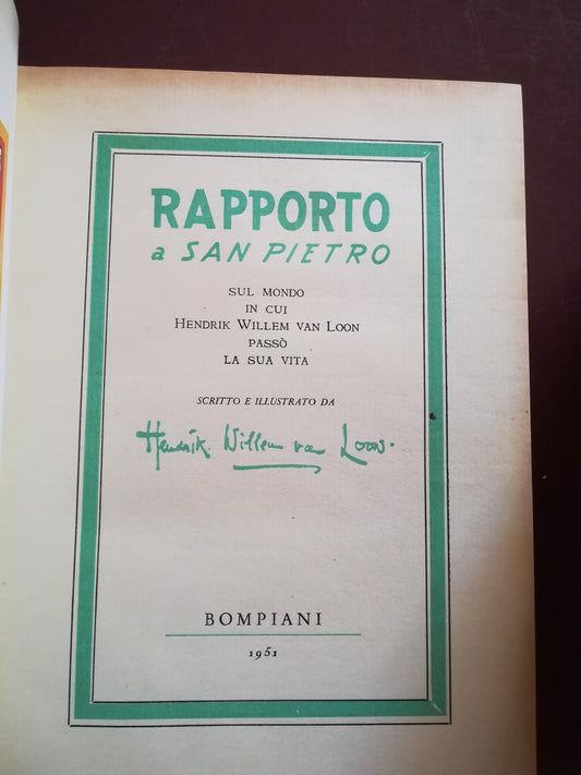 Rapporto a San Pietro - copertina