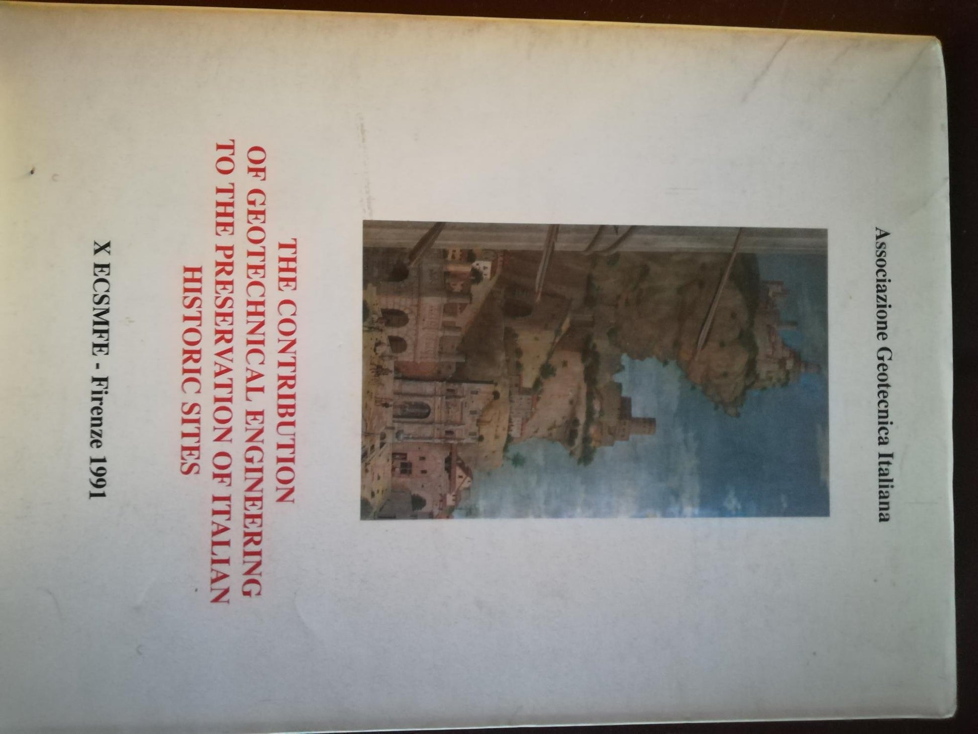 The contribution of geotechnical engineering to the preservation of italian historic sites - copertina