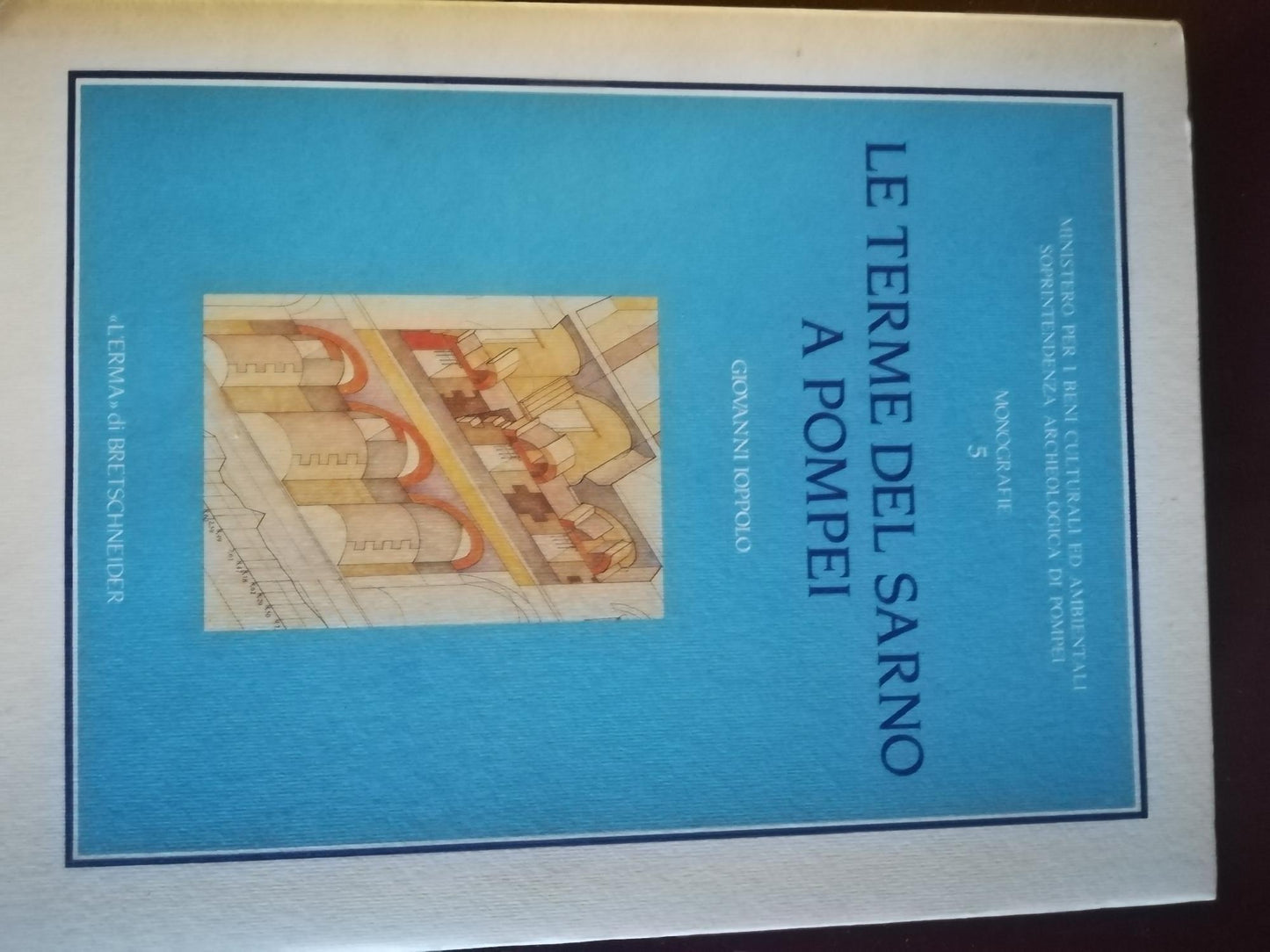 Le terme del Sarno a Pompei. Iter di un'analisi per la conoscenza, il restauro e la protezione sismica del monumento - copertina