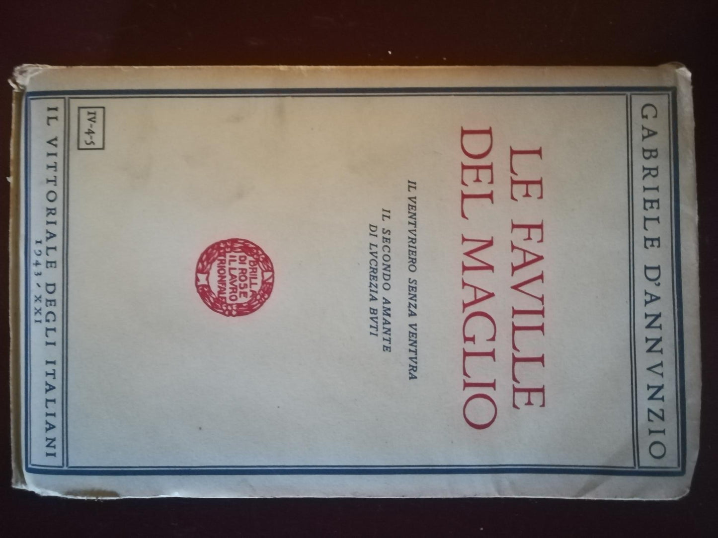 Le faville del Maglio - copertina