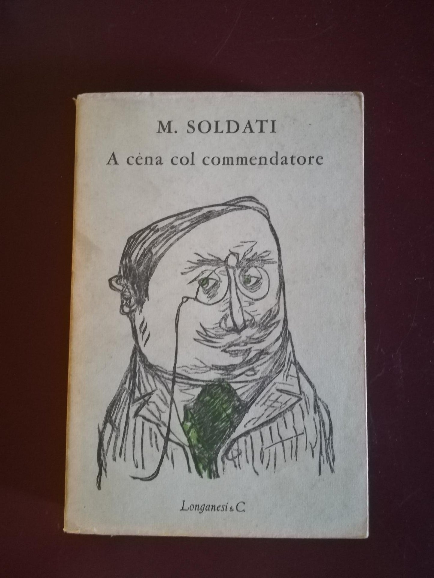 A cena con il commendatore - copertina