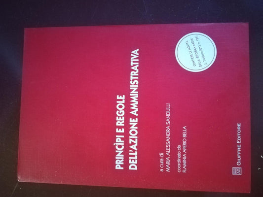 Princìpi e regole dell'azione amministrativa - copertina