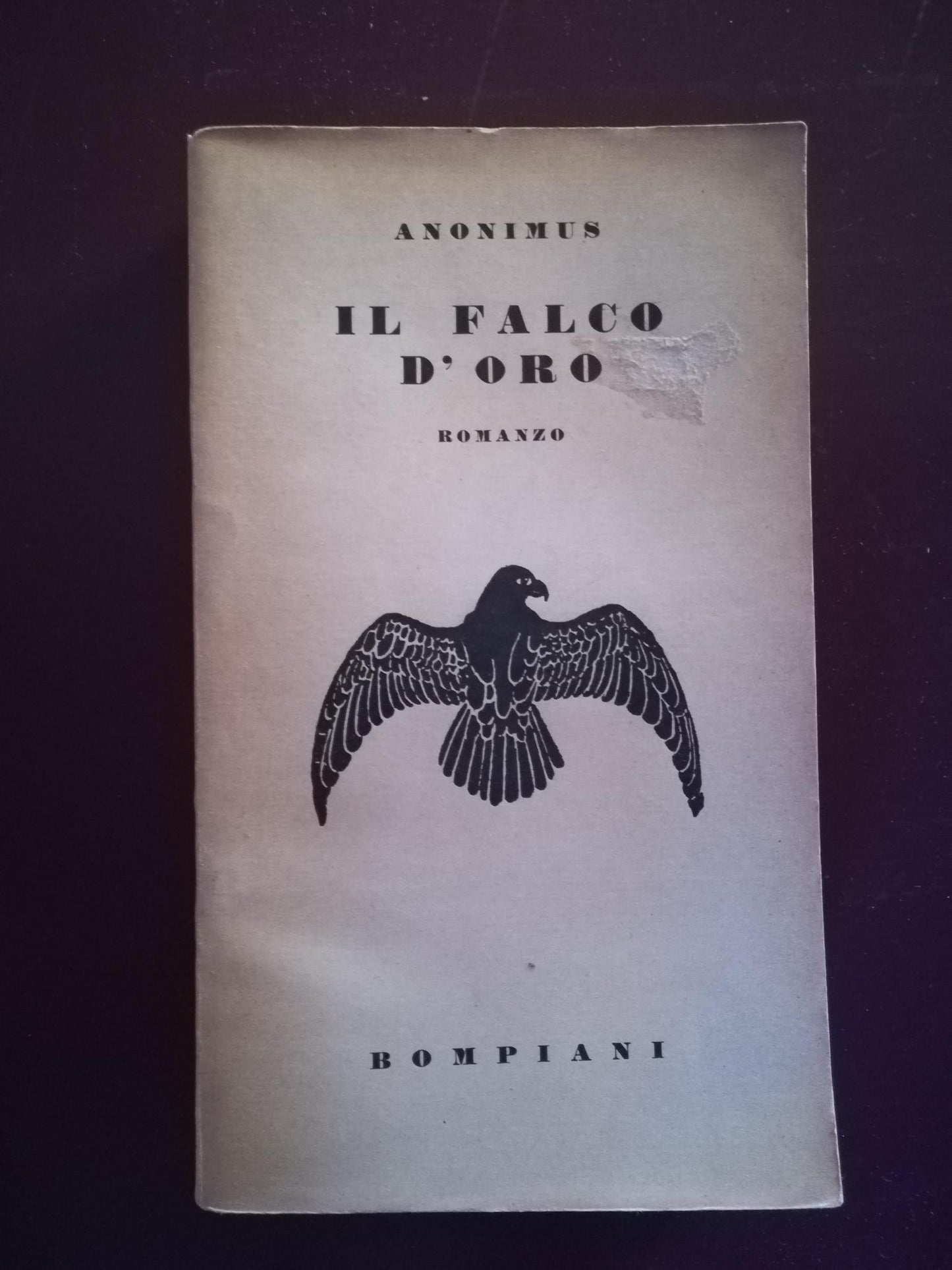 Il falco d'oro - copertina