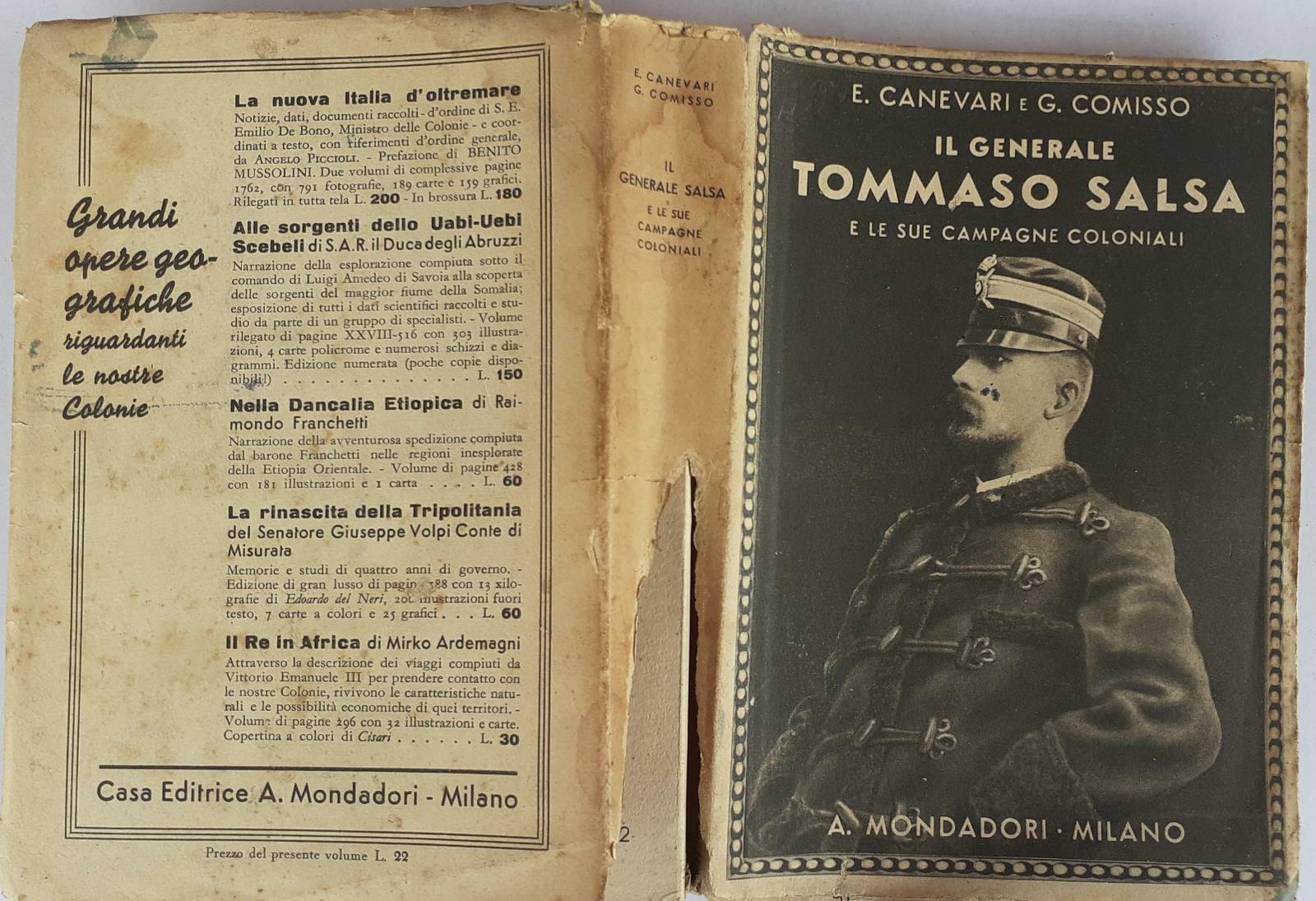 Il generale Tommaso Salsa e le sue campagne coloniali. Lettere e documenti - copertina