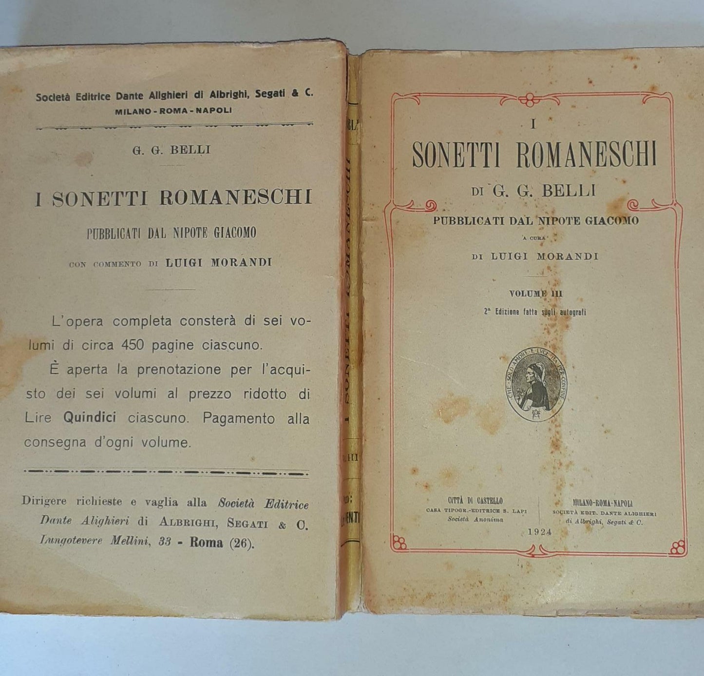 I sonetti romaneschi. Volime III - copertina