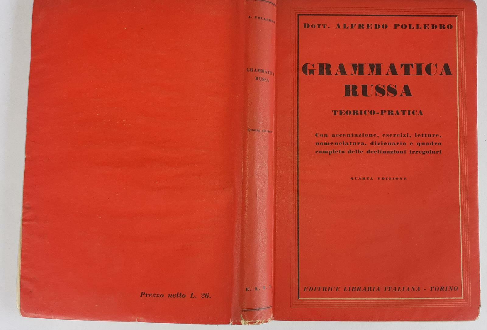 Grammatica Russa Teorico-pratica - copertina