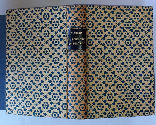 Il pensiero di Enrico Bergson - copertina
