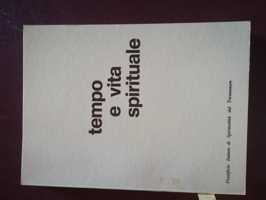Tempo e vita spirituale - copertina