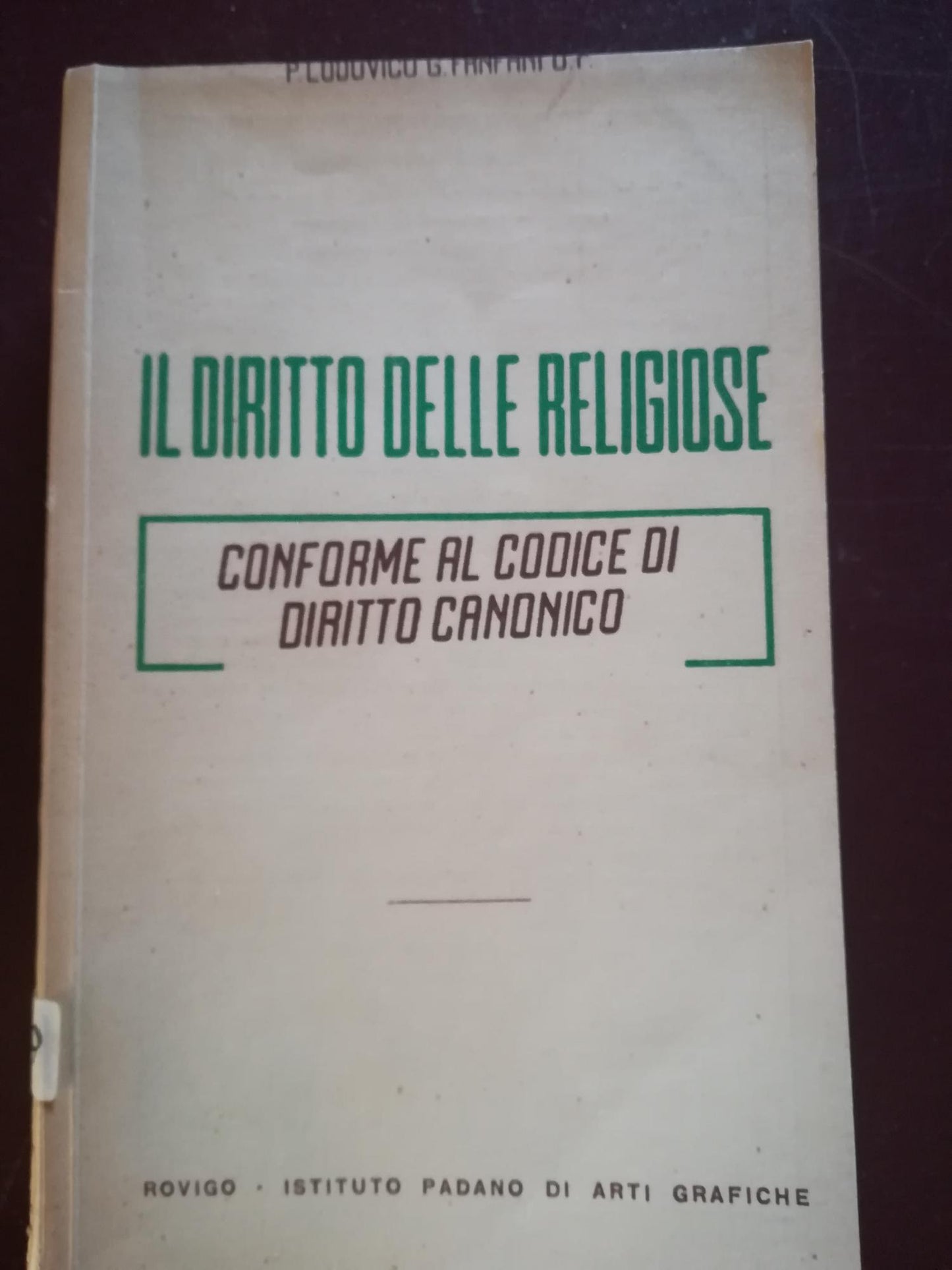 Il diritto delle religiose conforme al codice di diritto canonico - copertina