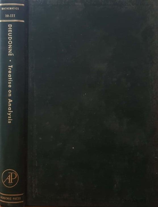 Treatise on Analysis. Pure and applied Mathematics, Vol. 10-III. - copertina