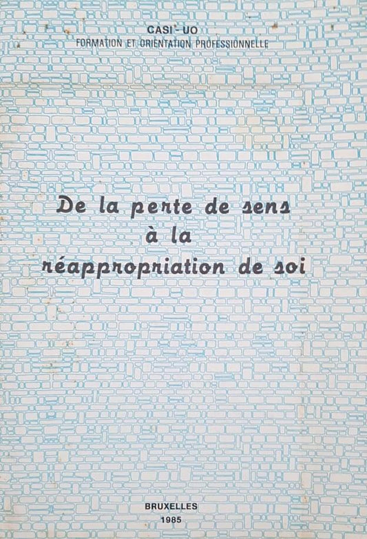 De la perte de sens à la réappropriation de soi - copertina