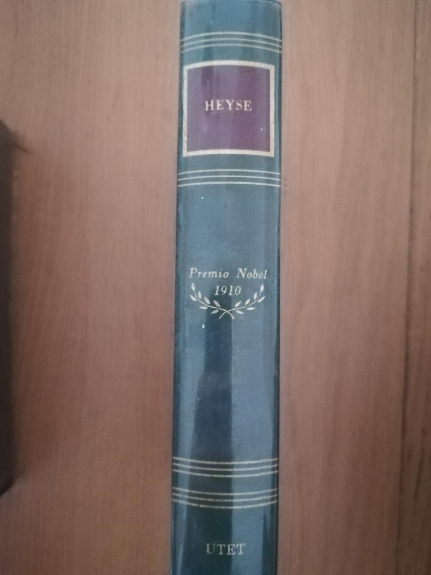 Premio Nobel 1910: Heyse - copertina